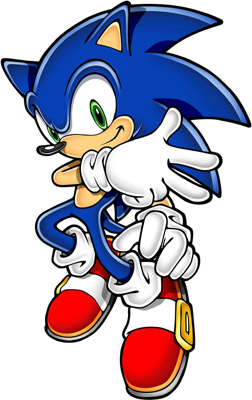 Sonic's most recent model, from Sonic Advance 3, 
released May, 2004.